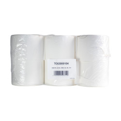 Toalettpapír 2 rétegű közületi átmérő: 19 cm 100 % cellulóz laponkénti belső adagolású 12 tekercs/karton hófehér Toalettpapírok Alpha