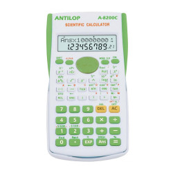 Számológép tudományos 240 funkciós zöld Antilop A-8200C Számológép Antilop