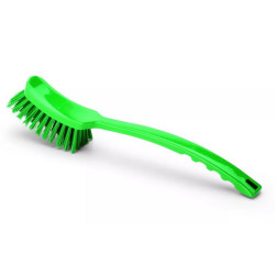 Kefe kézi műanyag hosszú nyéllel 0,5 mm Aricasa/Igeax zöld_1006GM Partvis, seprű, kefe, padozat Aricasa