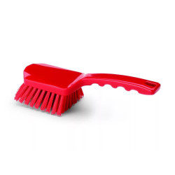 Kefe kézi műanyag rövid nyéllel 0,3 mm Aricasa/Igeax piros_1007RS Partvis, seprű, kefe, padozat Aricasa