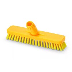 Súrolókefe fej műanyag 30 cm széles nyelezhető 0,75 mm Aricasa/Igeax sárga_1016YT Partvis, seprű, kefe, padozat Aricasa