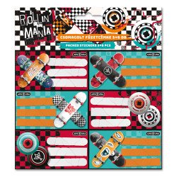 Füzetcímke (3*6 db) Ars Una ROLLIN MANIA (5228) 22 Füzetcímke Ars Una
