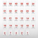 Etikett címke, 96,5x42,3mm, 100 lap, 12 címke/lap A-Series