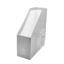 Iratpapucs 9cm, karton, fóliázott Bluering® ezüst