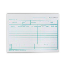 Készlet átadás átvételi bizonylat 8tételes 25x4 lapos tömb A/5 fekvő B.12-122