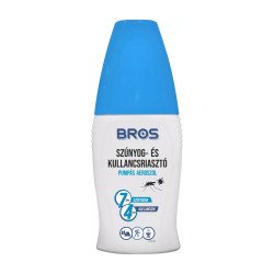 Kullancs- és szúnyogriasztó pumpás 100 ml Bros Plus Repülő és mászórovarok elleni szerek Bros