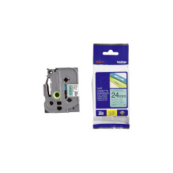 Feliratozógép szalag Brother TZE751 24mmx8m ORIGINAL fekete/zöld Nyomtató és feliratozó gép, kellékek Brother