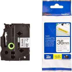 Feliratozógép szalag, Brother TZES261 36mmx8m ORIGINAL fekete/fehér Nyomtató és feliratozó gép, kellékek Brother
