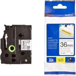 Feliratozógép szalag, Brother TZES261 36mmx8m ORIGINAL fekete/fehér Nyomtató és feliratozó gép, kellékek Brother
