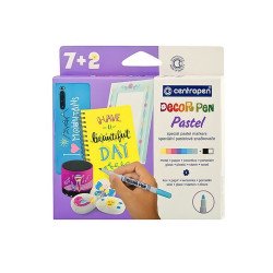 Dekormarker 1,5mm, Centropen 2738 7+2-es készlet, Dekormarker Centropen