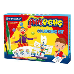 Filctoll fújós készlet Centropen AIRPENS 1500 Colouring Set 9 klf. szín Filctoll Centropen