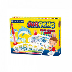 Filctoll fújós készlet Centropen AIRPENS 1500 Super Activity 15 klf. szín Filctoll Centropen