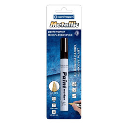 Lakkmarker 1,5-2,5mm, kerek hegy Centropen 9210 fekete Lakkmarker Centropen