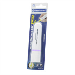 Szövegkiemelő 1-4,6mm, vágott hegyű, Centropen 6252 pasztell lila Szövegkiemelő Centropen