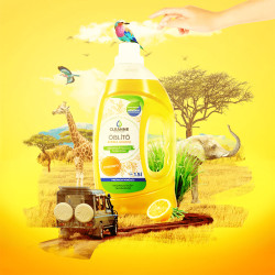 Öblítő koncentrátum 1,5 liter Cleanne_Környezetbarát Afrika aranya Öblítők Cleanne