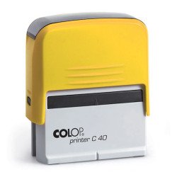 Bélyegző C40 Colop citromsárga ház/fekete párna Bélyegző és kelléke Colop