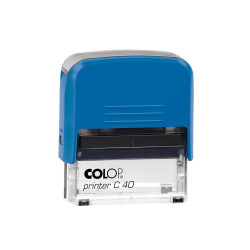 Bélyegző C40 Colop kék átlátszó ház/fekete párna Bélyegző és kelléke Colop