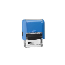 Bélyegző Printer Colop Pocket Stamp 20 kék átlátszó ház kék párna Bélyegző és kelléke Colop