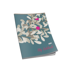 Füzet A5, 40lap, kockás 80g. papír, glitteres Connect