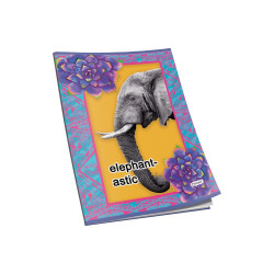 Füzet A5, 40lap, kockás 80g. papír, glitteres Connect