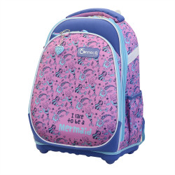 Iskolatáska anatómiai Connect Hableány lila türkiz Gyermektáska, tornazsák Connect