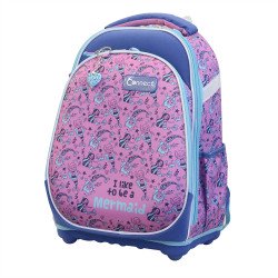 Iskolatáska anatómiai Connect Hableány lila türkiz Gyermektáska, tornazsák Connect