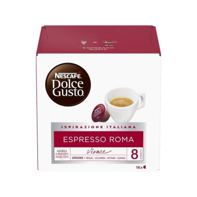 Kávékapszula Nescafé DOLCE GUSTO Espresso Roma 16db/doboz