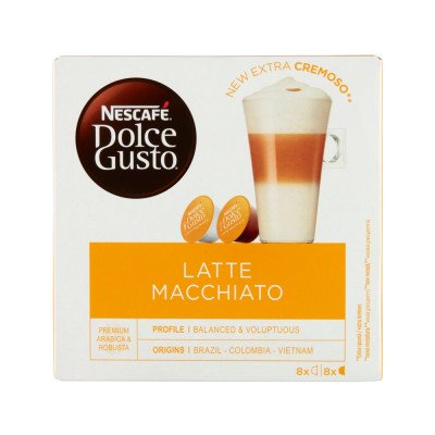 Kávékapszula, Nescafé DOLCE GUSTO Café Latte Macchiato 16db/doboz