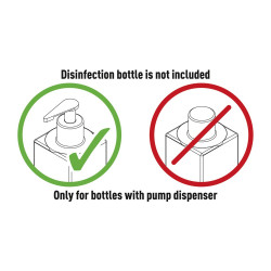 Adagoló állomás kézfertőtlenítőhöz, állványos Durable, fehér