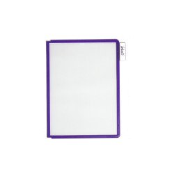 Bemutatótábla panel, A4, 5 db/csomag, Durable Sherpa lila Bemutatótábla, mágneses info keret Durable