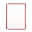 Bemutatótábla panel, A4, 5 db/csomag, Durable Sherpa piros