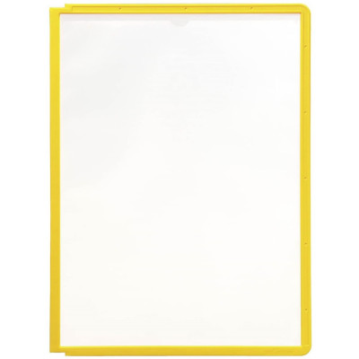 Bemutatótábla panel, A4, 5 db/csomag, Durable Sherpa sárga