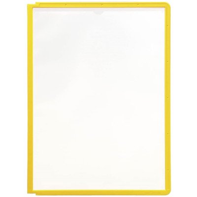 Bemutatótábla panel, A4, 5 db/csomag, Durable Sherpa sárga