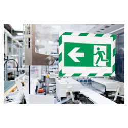 Infókeret A4, öntapadó mágneses záródás 2 db/csomag, Durable Duraframe® Security, zöld/fehér Bemutatótábla, mágneses info keret Durable