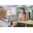 Információs tasak A4, statikus rögzítés Durable