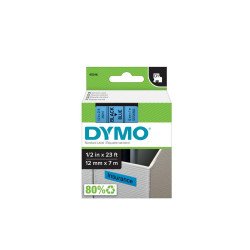 Feliratozógép szalag Dymo D1 S0720560/45016 12mmx7m, ORIGINAL, fekete/kék Nyomtató és feliratozó gép, kellékek Dymo