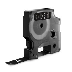 Feliratozógép szalag Dymo D1 S0720610/45021 12mmx7m ORIGINAL fehér/fekete Nyomtató és feliratozó gép, kellékek Dymo