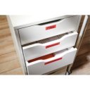 Feliratozógép szalag Dymo D1 S0720870/45807 19mmx7m, ORIGINAL, fekete/piros