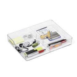 Rendszerező tálca, egymásra és fiókos irattárolóba helyezhető Durable víztiszta Írószertartó Durable