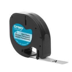 Feliratozógép szalag Dymo Letratag S0721530/12268 12mmx4m ORIGINAL víztiszta Nyomtató és feliratozó gép, kellékek Dymo