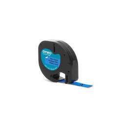 Feliratozógép szalag Dymo Letratag S0721650/59426 12mmx4m ORIGINAL kék Nyomtató és feliratozó gép, kellékek Dymo