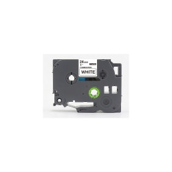 Feliratozógép szalag, Brother TZE251 24mm ECO fekete/fehér Nyomtató és feliratozó gép, kellékek Eco