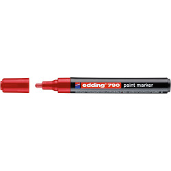 Lakkmarker 2-3mm, kerek Edding 790 piros Lakkmarker EDDING