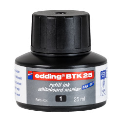 Tinta utántöltő táblamarkerhez 25ml, Edding BTK25 fekete