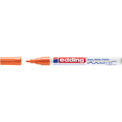 Lakkmarker 1-2mm, kerek Edding 751 narancs