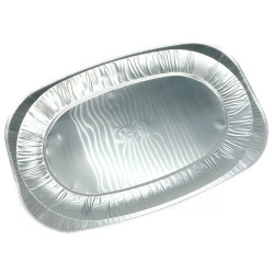 Alu tálca hidegtálas ovális 54,5 x 36 cm 50 db/csomag Asztali kiegészítők, kellékek Egyéb