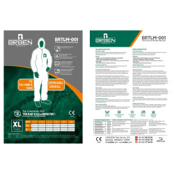 Munkavédelmi overál L fehér Munkaruha Egyéb