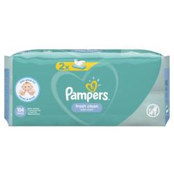 Nedves törlőkendő 52 lap/csomag Pampers Fresh Clean Nedves törlőkendők Egyéb