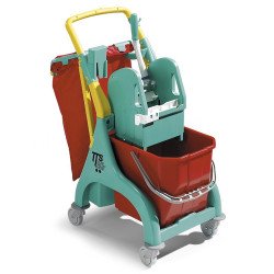 Takarítókocsi műanyag vázas 1x15 liter vödörrel Nick Plus 10 Takarító kocsi Egyéb