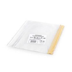 Tankönyvborító, füzetborító öntapadó ragasztócsíkkal A4 52x31cm, 10 db/csomag, víztiszta Füzet, könyv borító Egyéb